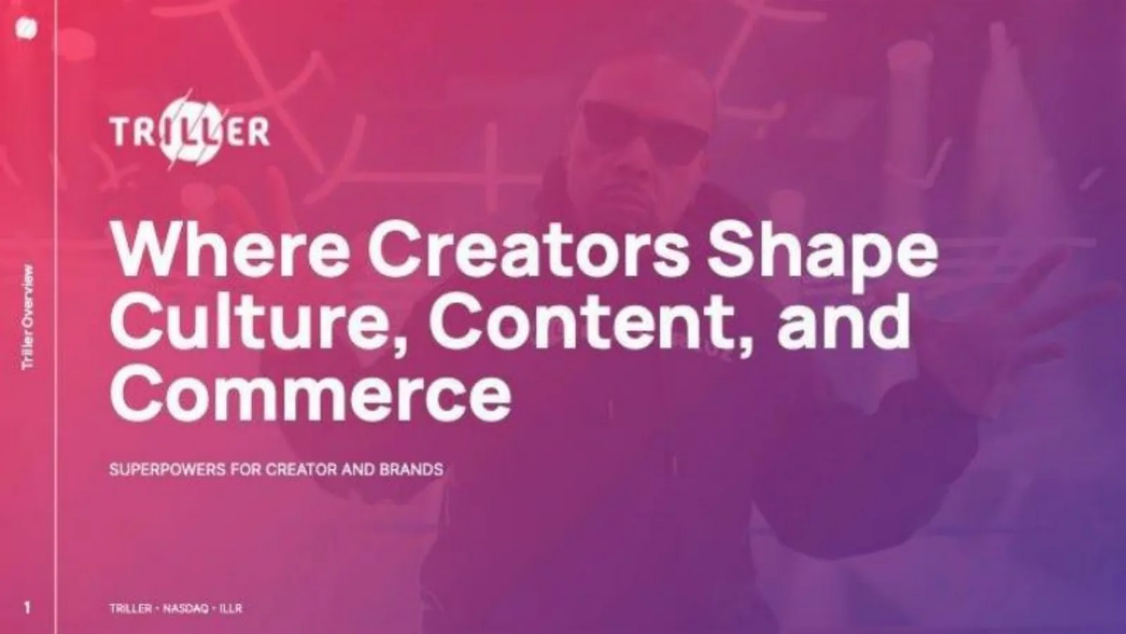 Triller pitch deck slide