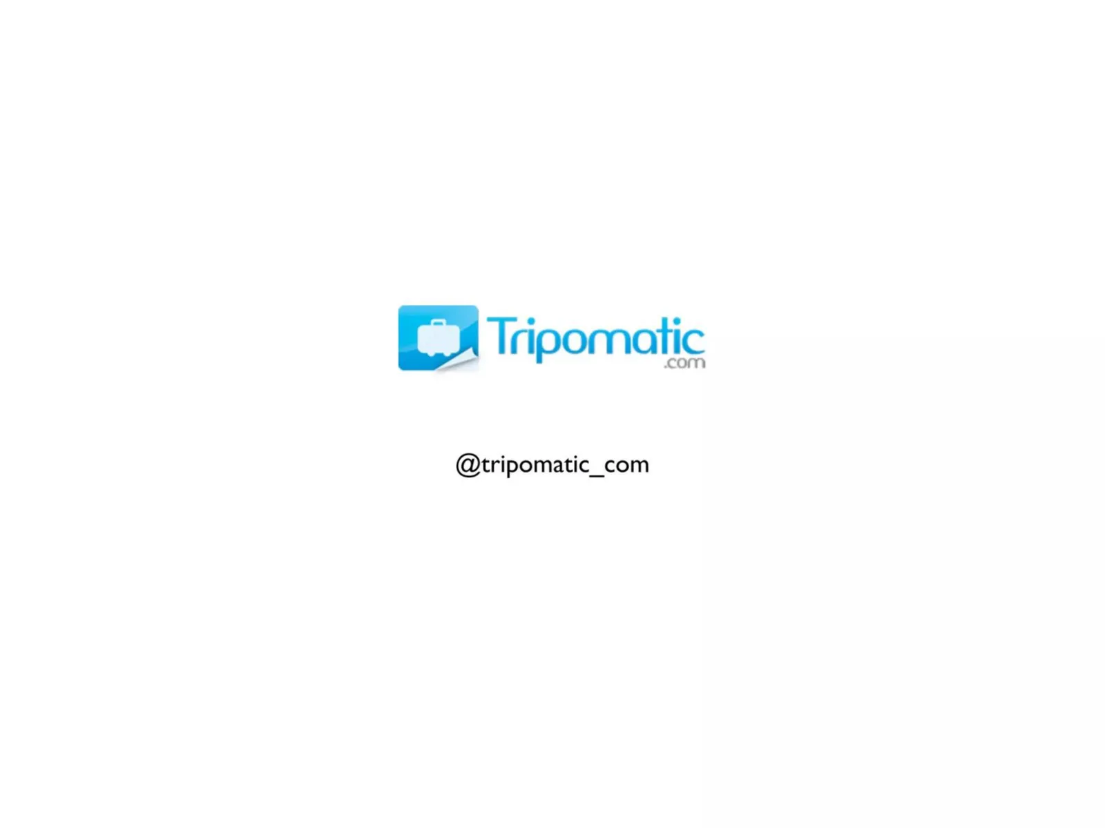 Tripomatic pitch deck slide