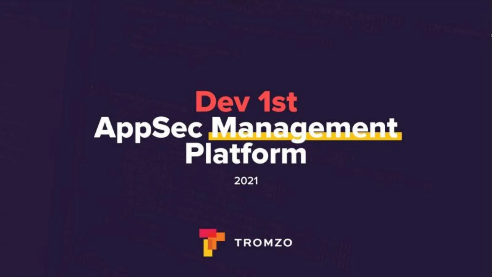 Tromzo pitch deck slide