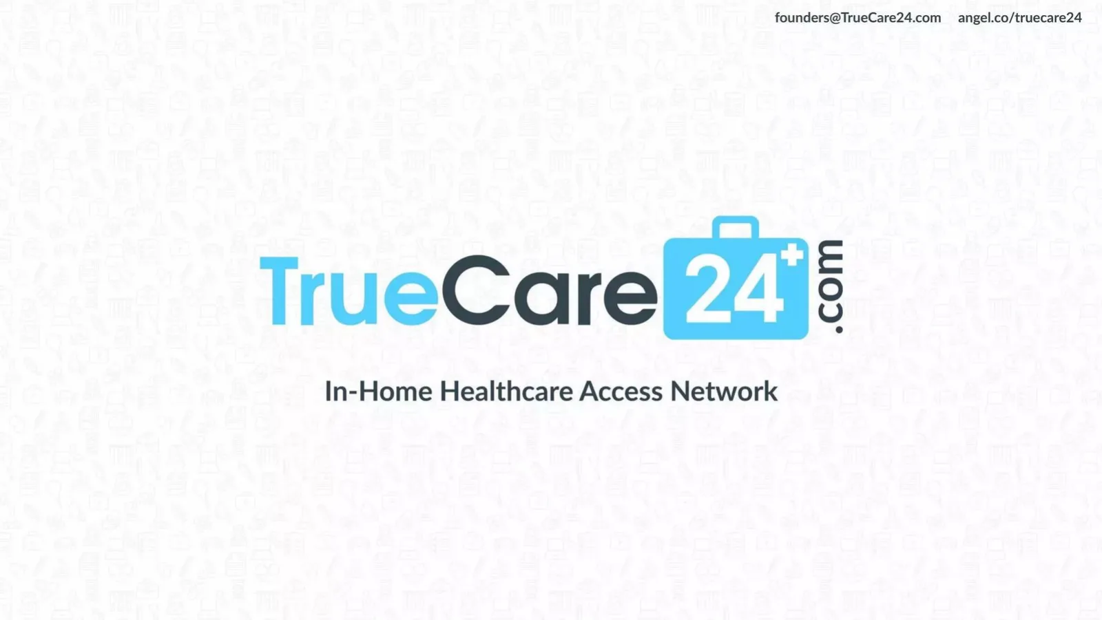 TrueCare24 pitch deck cover