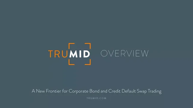 Trumid pitch deck cover