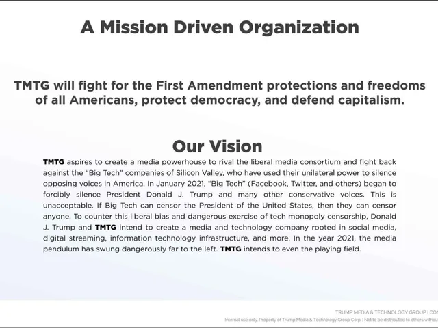 Trump Media Technology Group (TMTG) pitch deck cover
