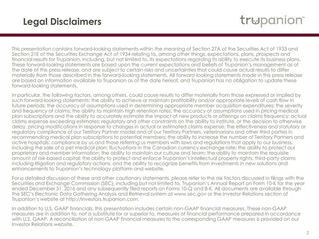 Disclaimer slide 2 from Trupanion