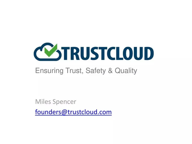 TrustCloud pitch deck cover