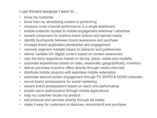 Product / solution slide 3 from Thinaire