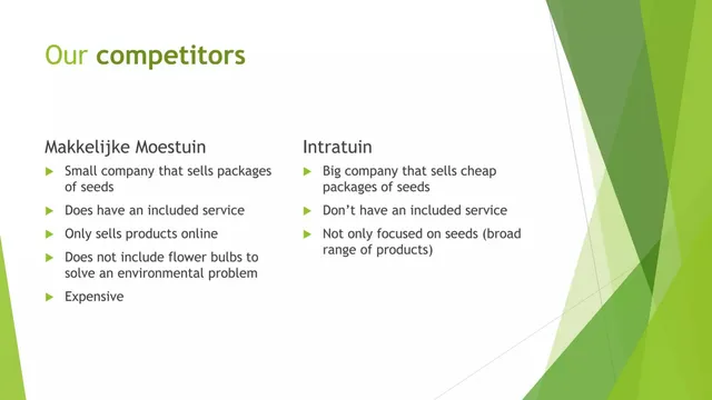 Competitors slide 5 from Tuinleren
