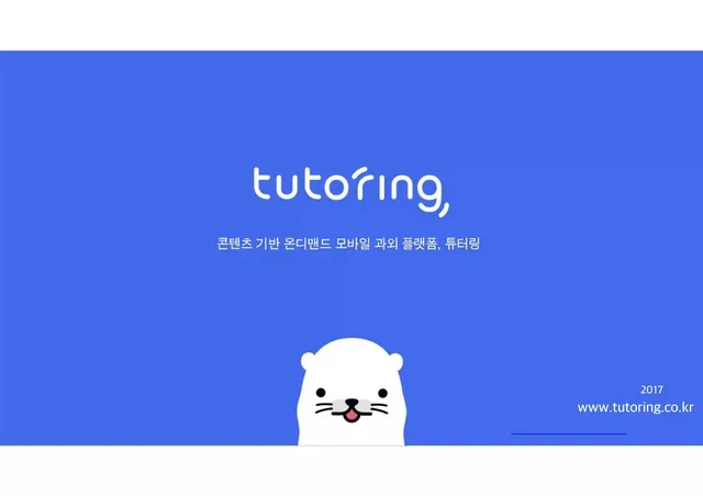 Tutoring (ud29c ud130 ub9c1) pitch deck cover