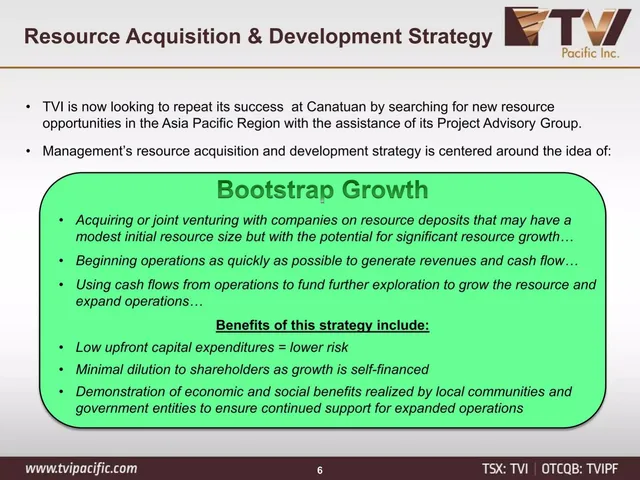 Go-to-market strategy slide 6 from TVI Pacific Inc.