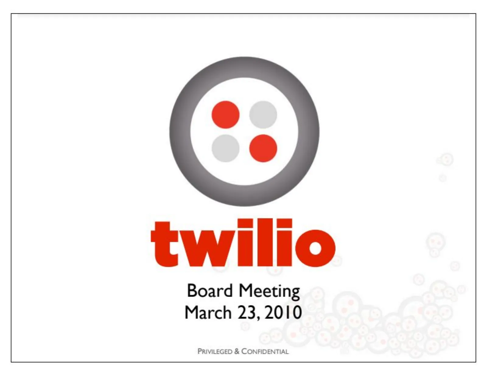 Twilio pitch deck slide