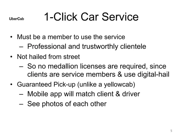 Product / solution slide 5 from UberCab (Uber)