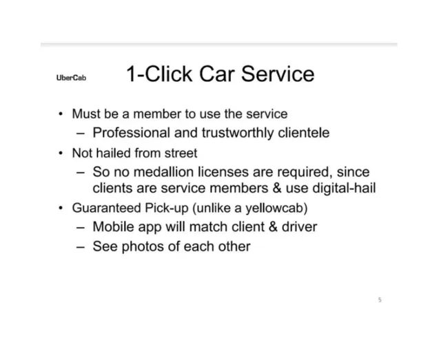 Product / solution slide 4 from Uber