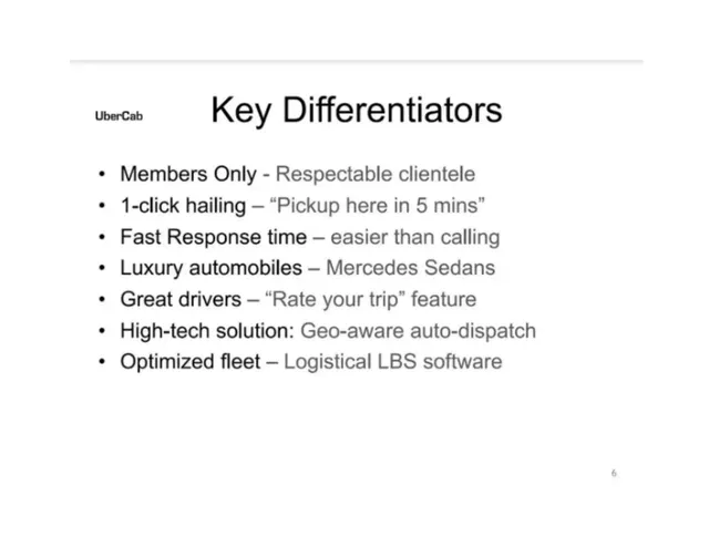 Product / solution slide 5 from Uber