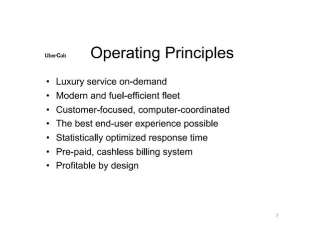 Product / solution slide 6 from Uber