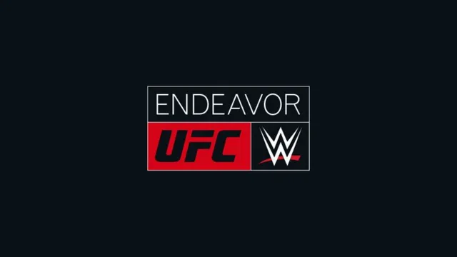 UFC × WWE Merger pitch deck cover