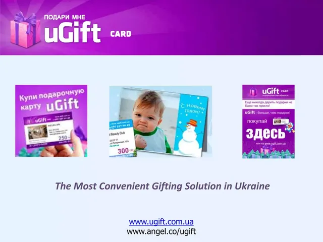 uGift pitch deck cover