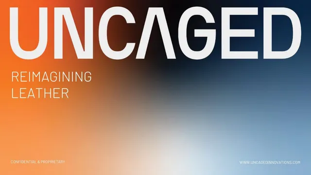Uncaged Innovations pitch deck cover