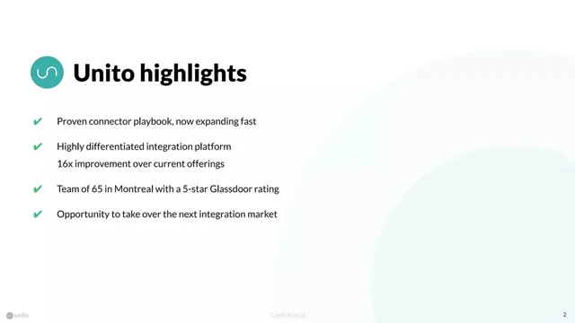 Company overview slide 2 from Unito