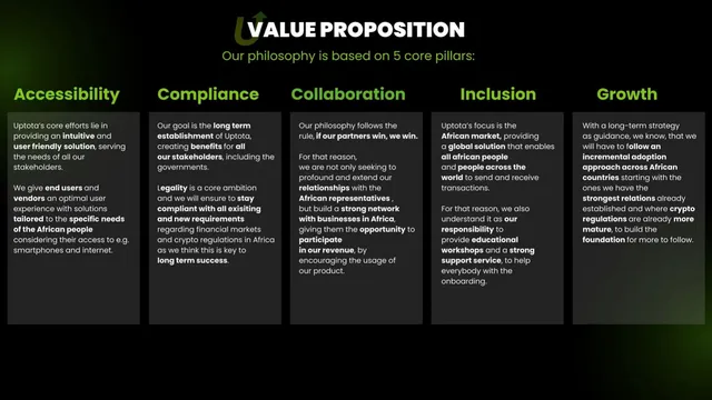 Vision slide 4 from Uptota