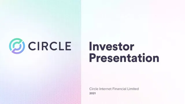 Circle Internet Financial Limited pitch deck cover