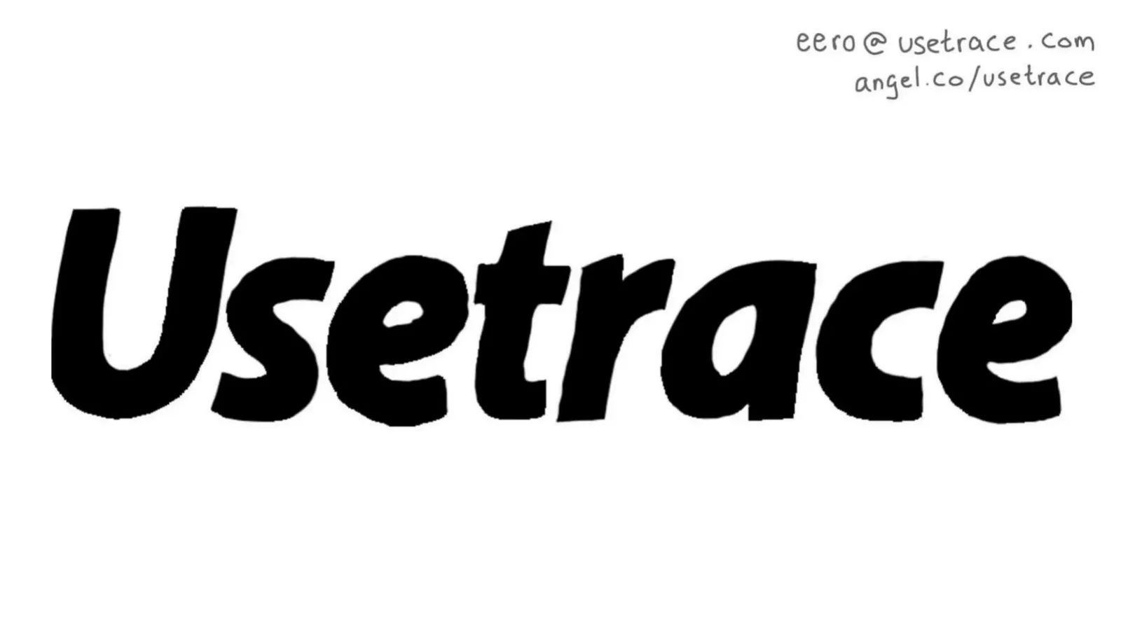 Usetrace pitch deck slide