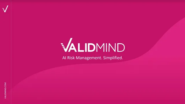 ValidMind pitch deck cover