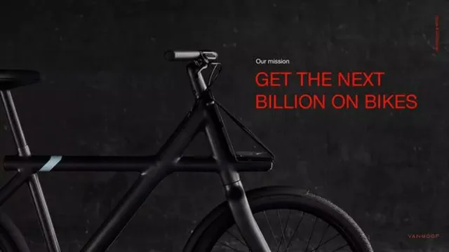 Market sizing / opportunity slide 3 from VanMoof