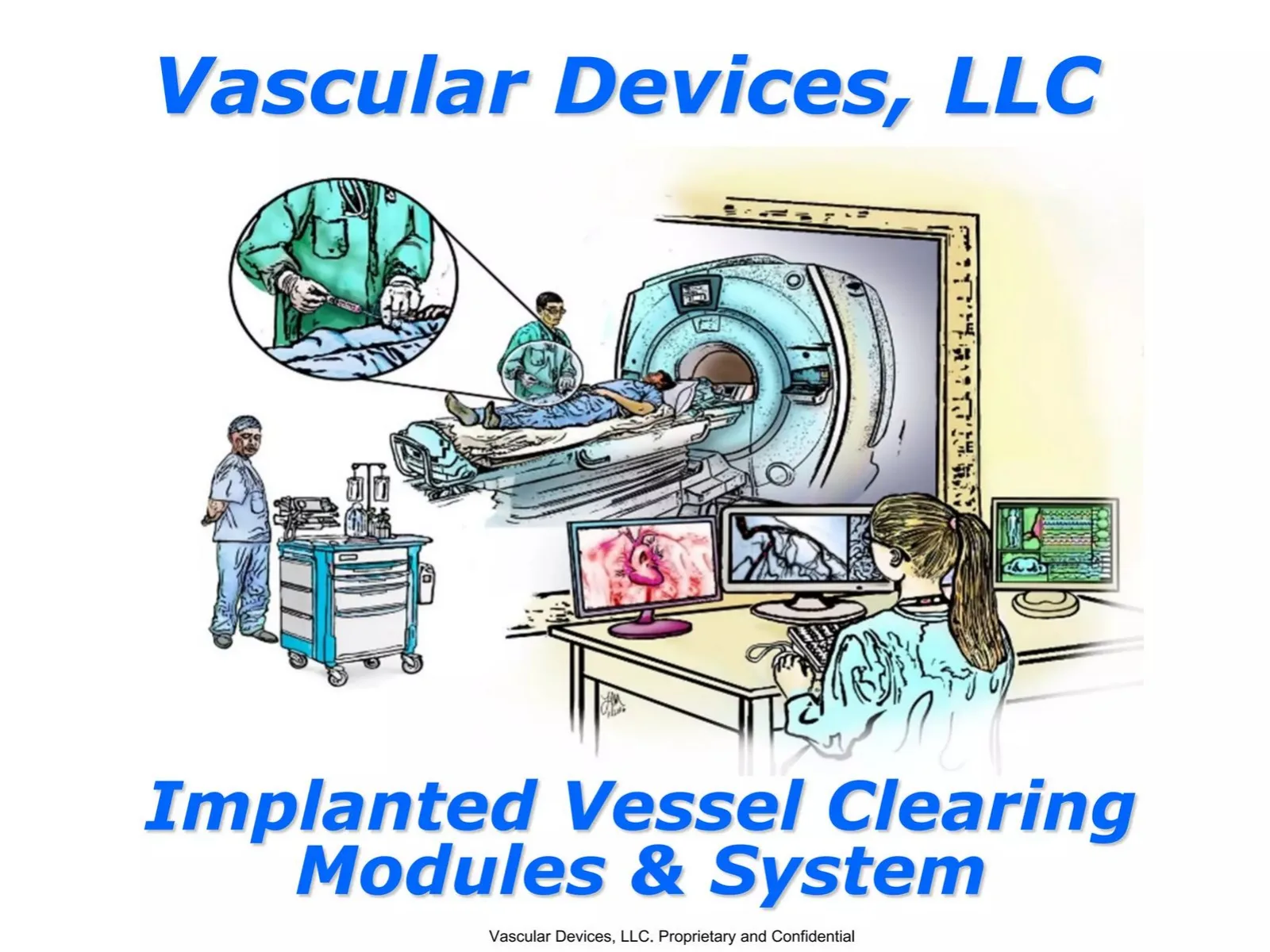 Vascular Devices, LLC pitch deck slide