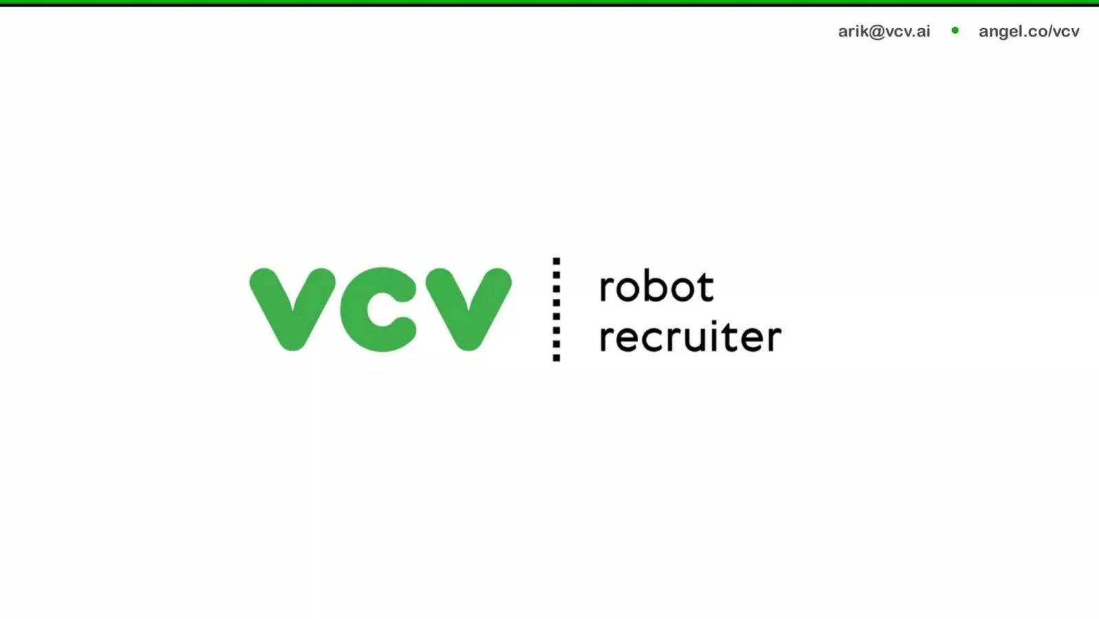 VCV pitch deck slide