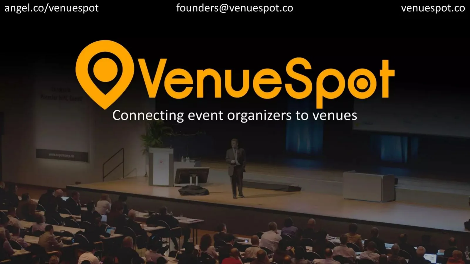 VenueSpot pitch deck slide