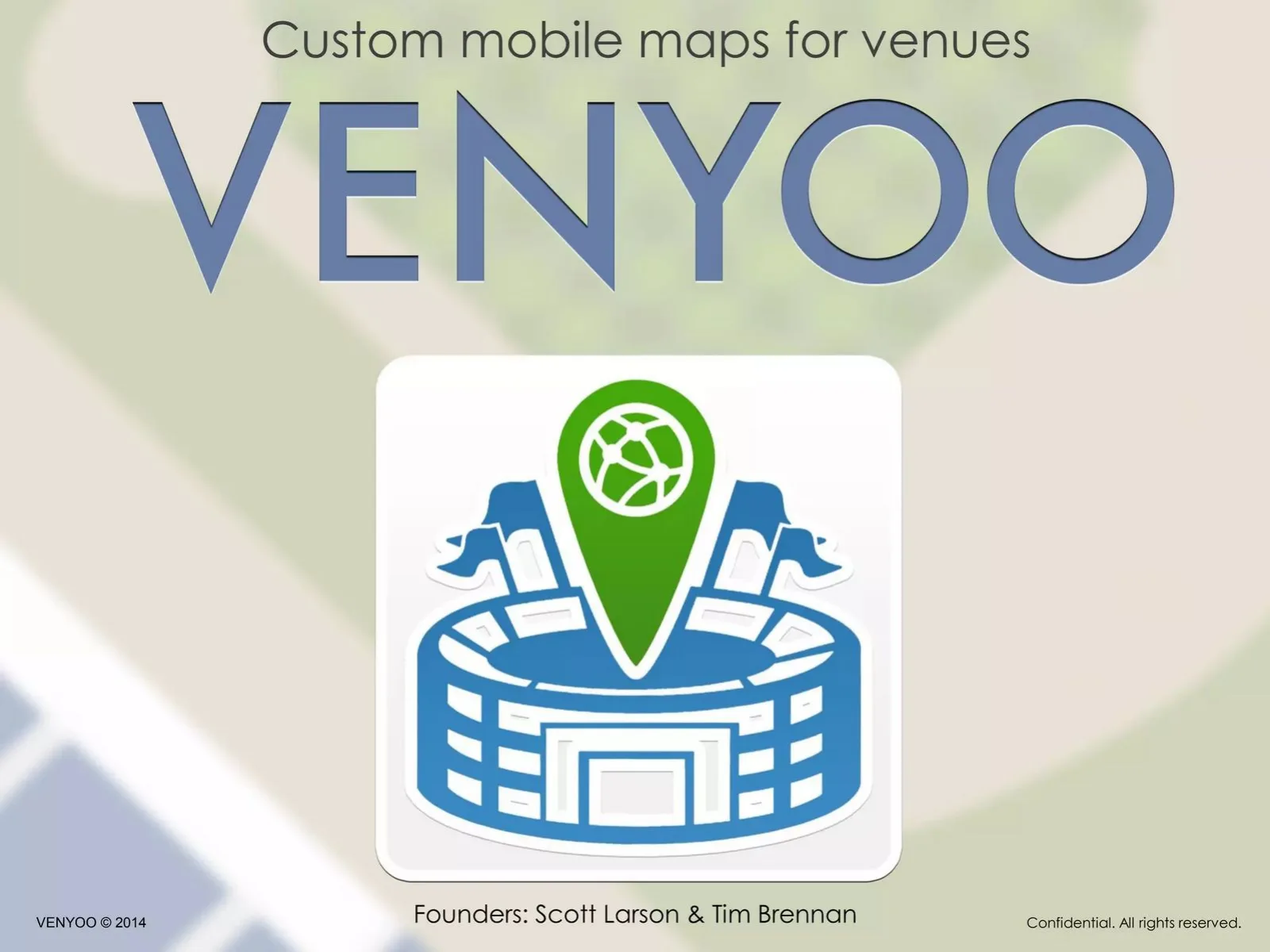 Venyoo pitch deck slide