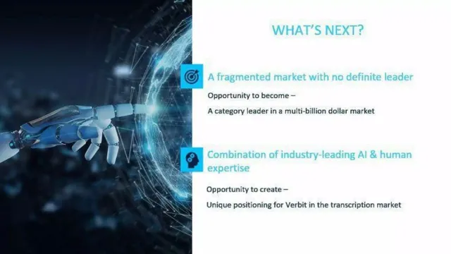 Market sizing / opportunity slide 13 from Verbit