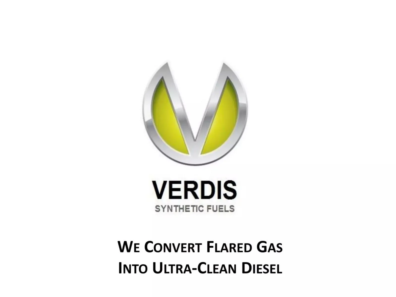 VERDIS Synthetic Fuels pitch deck slide