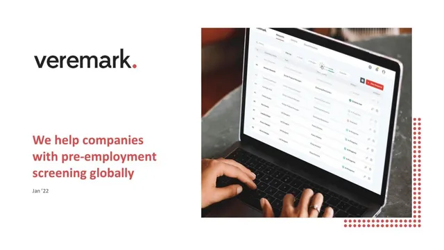 Veremark pitch deck cover