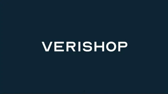 Verishop pitch deck cover