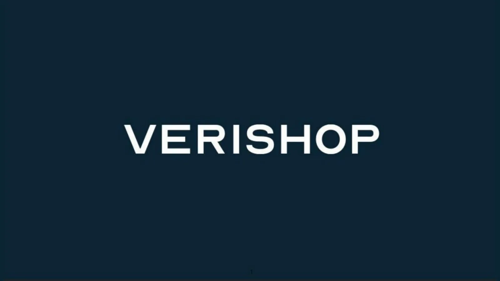 Verishop pitch deck slide