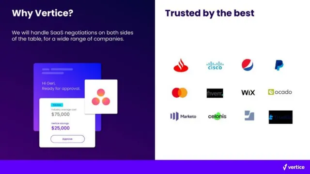 Product / solution slide 5 from Vertice