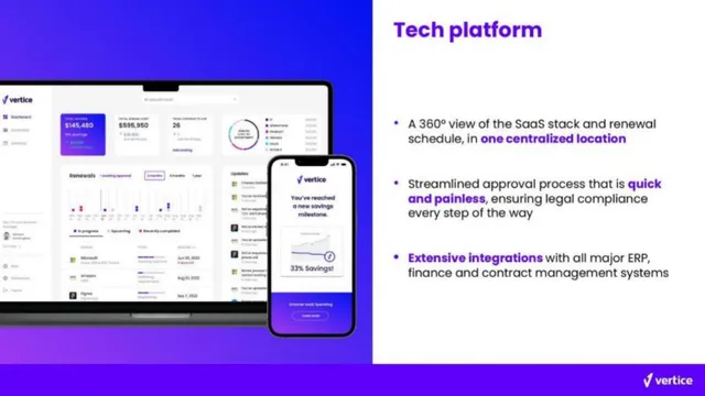 Product / solution slide 8 from Vertice