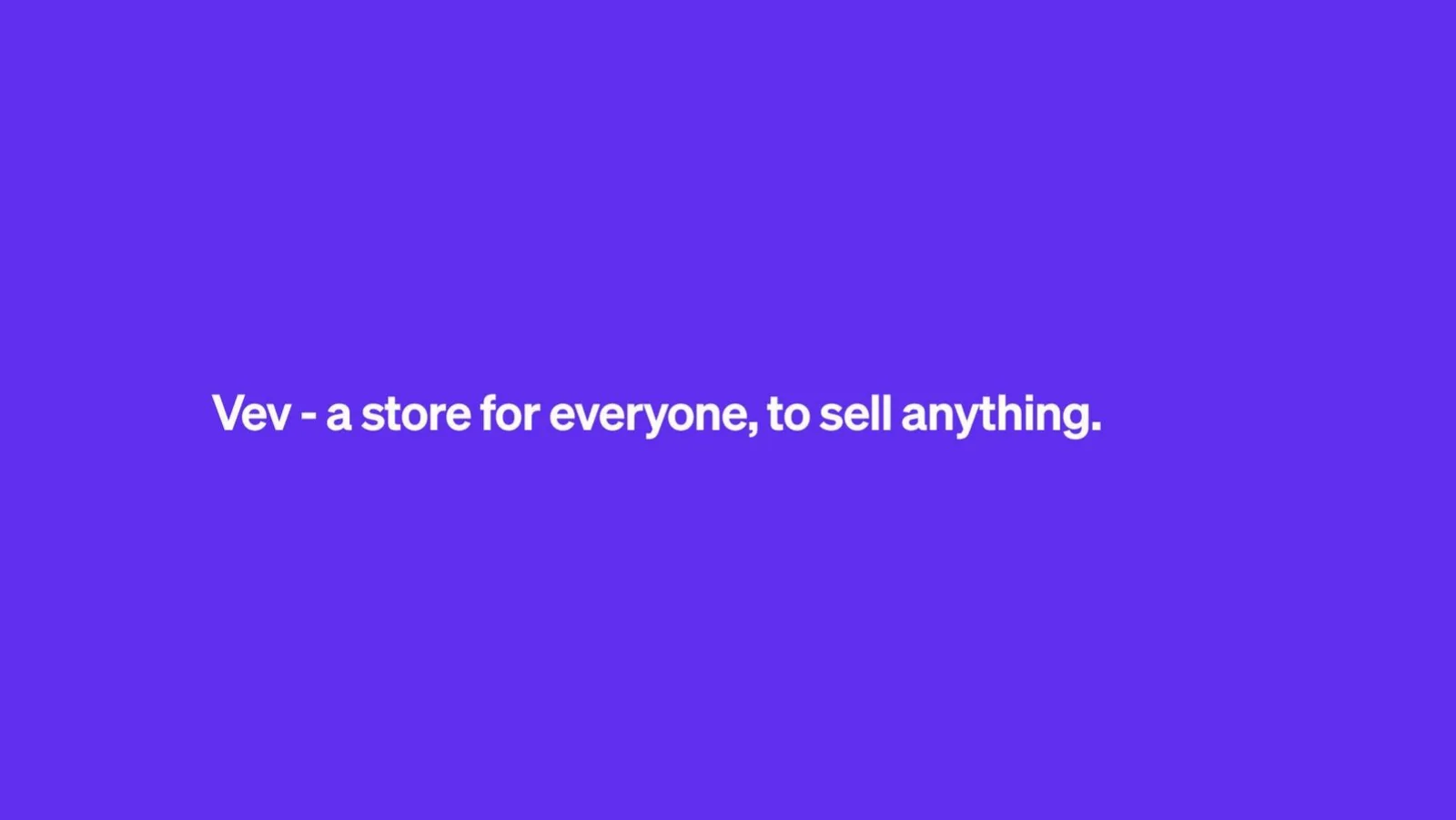Vev pitch deck slide