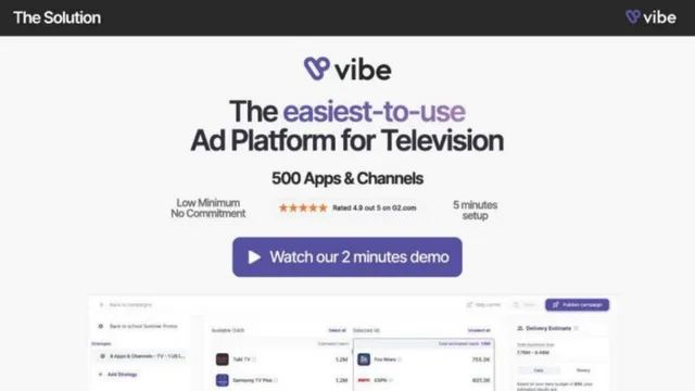 Product / solution slide 6 from Vibe