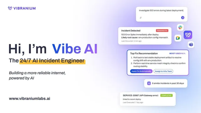 Vibranium Labs pitch deck cover