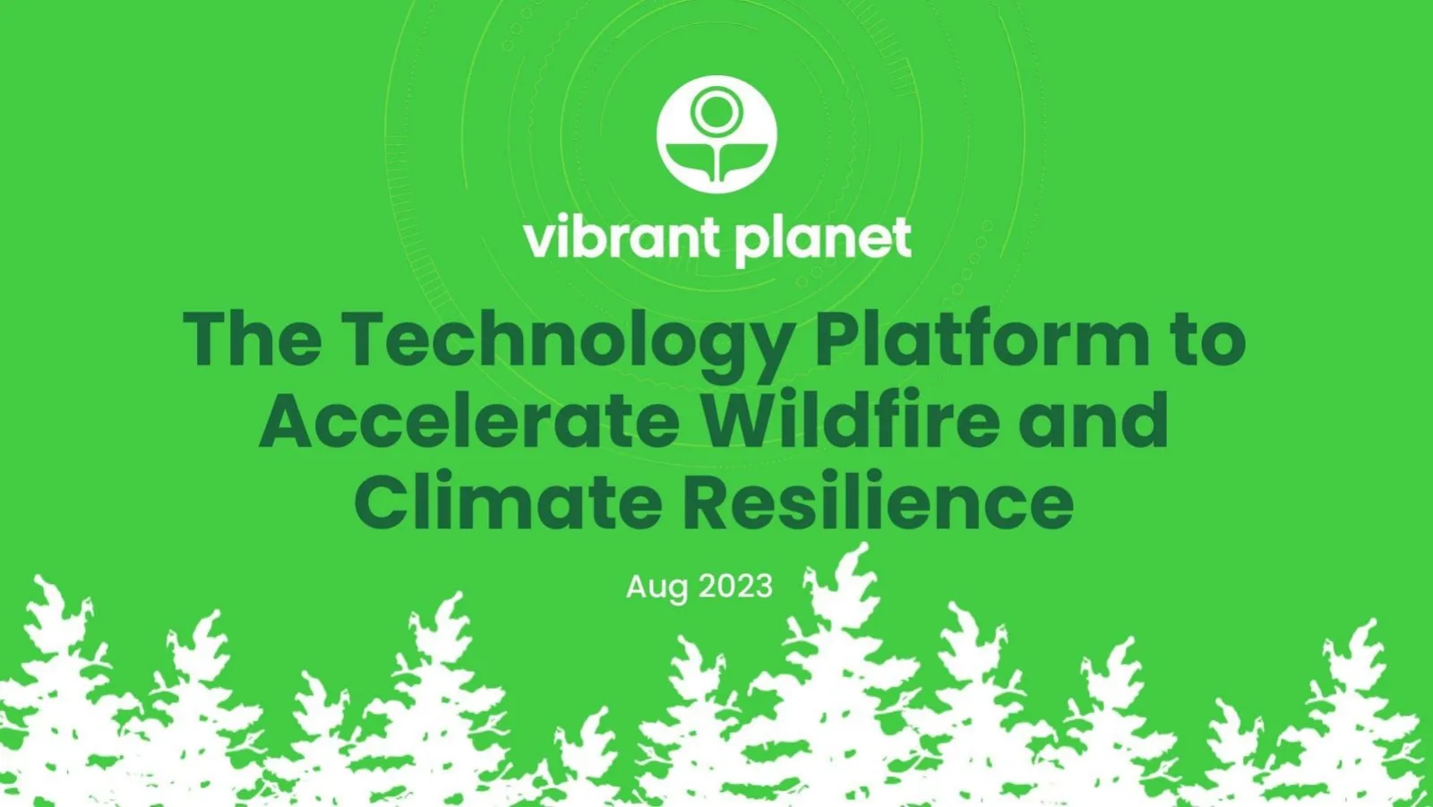 Vibrant Planet pitch deck slide