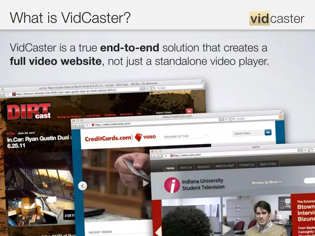 Product / solution slide 2 from Vidcaster