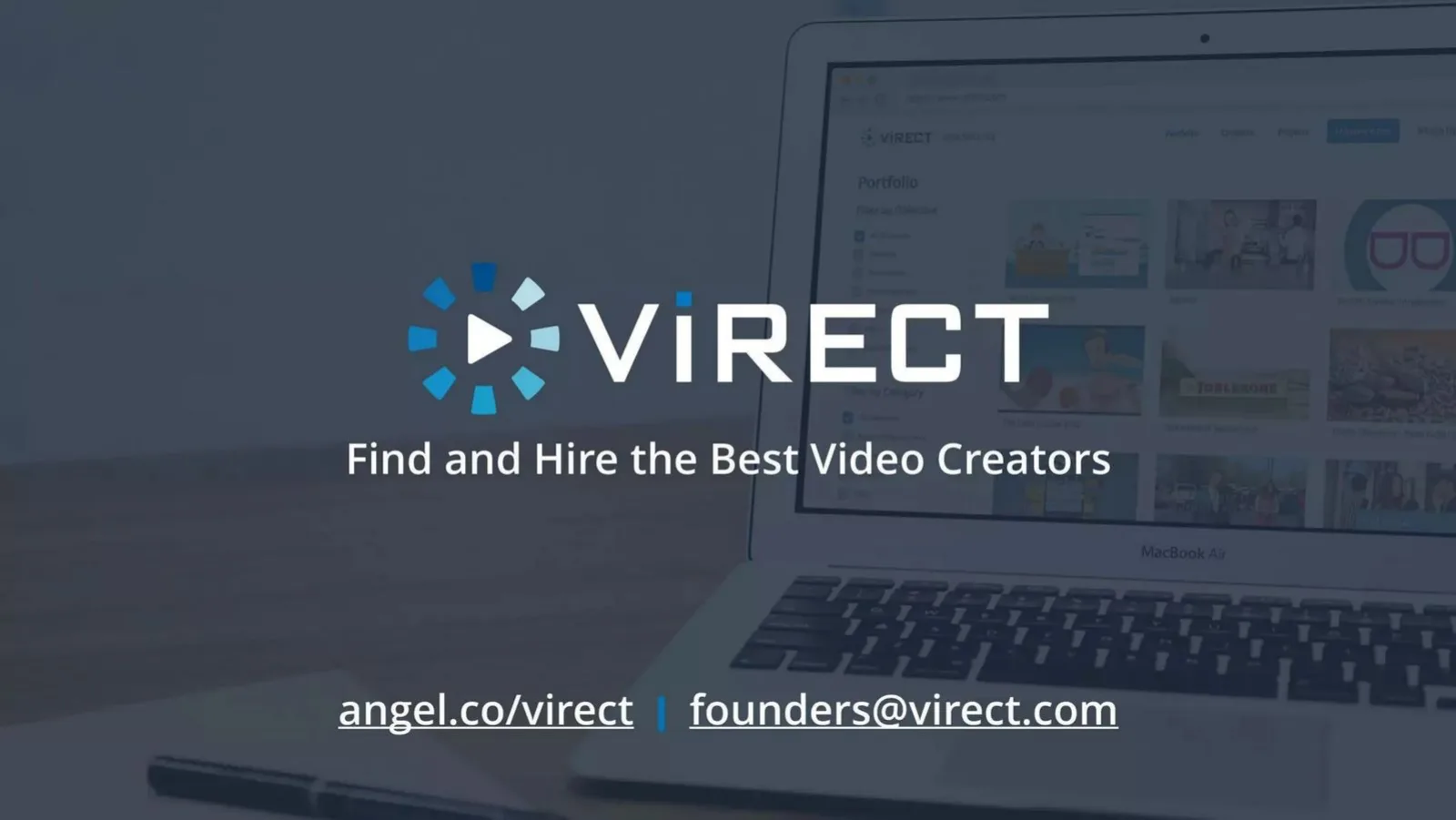 Virect pitch deck slide