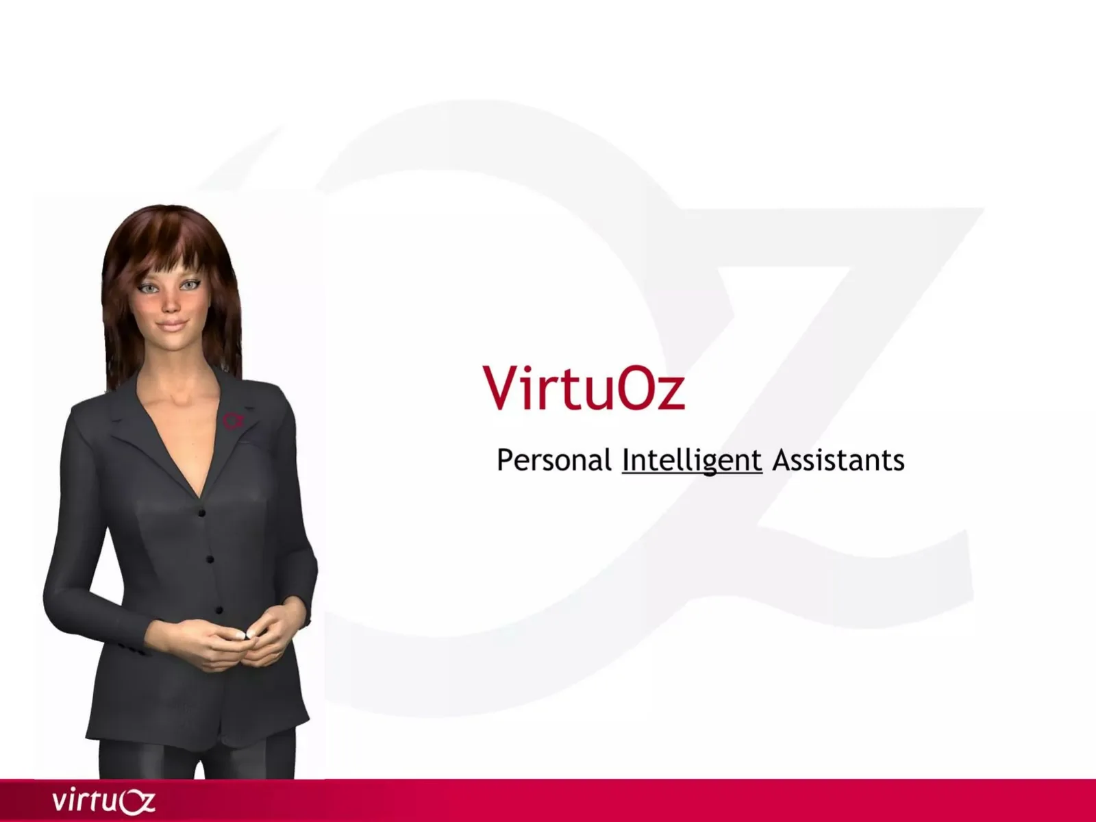 VirtuOz pitch deck slide