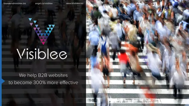 Visiblee pitch deck cover
