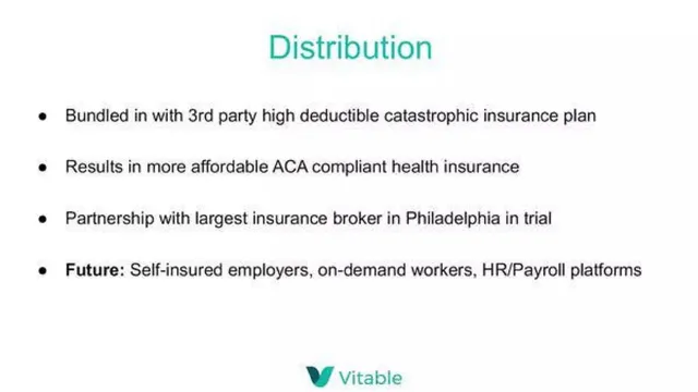 Go-to-market strategy slide 6 from Vitable Health