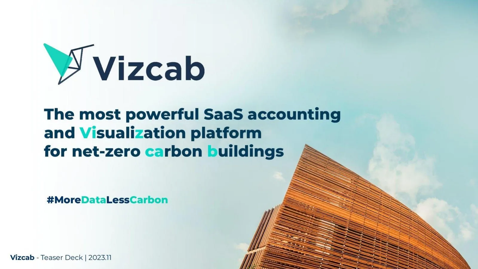 Vizcab pitch deck slide