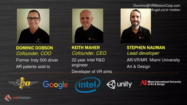 Team slide 6 from VR Motion
