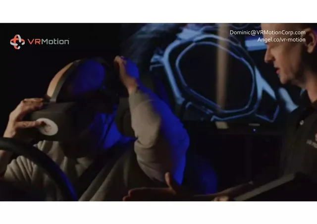 VRMotion pitch deck cover