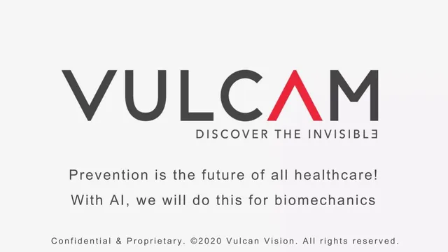 VULCAM pitch deck cover